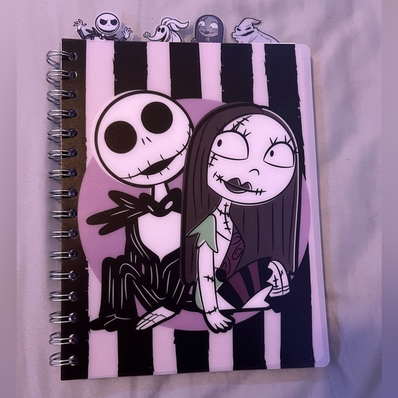 DISNEY TIM BURTON Nightmare Before Christmas Notebook Journal - Picture 1 of 6